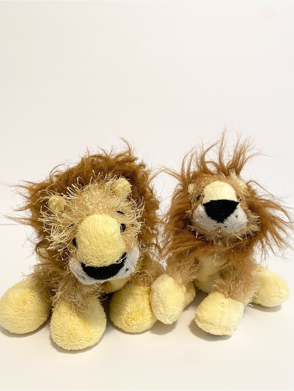 Webkinz Lion + Lil Kinz Lion Plush Jungle Spiky Stuffer Animal Toy Lot